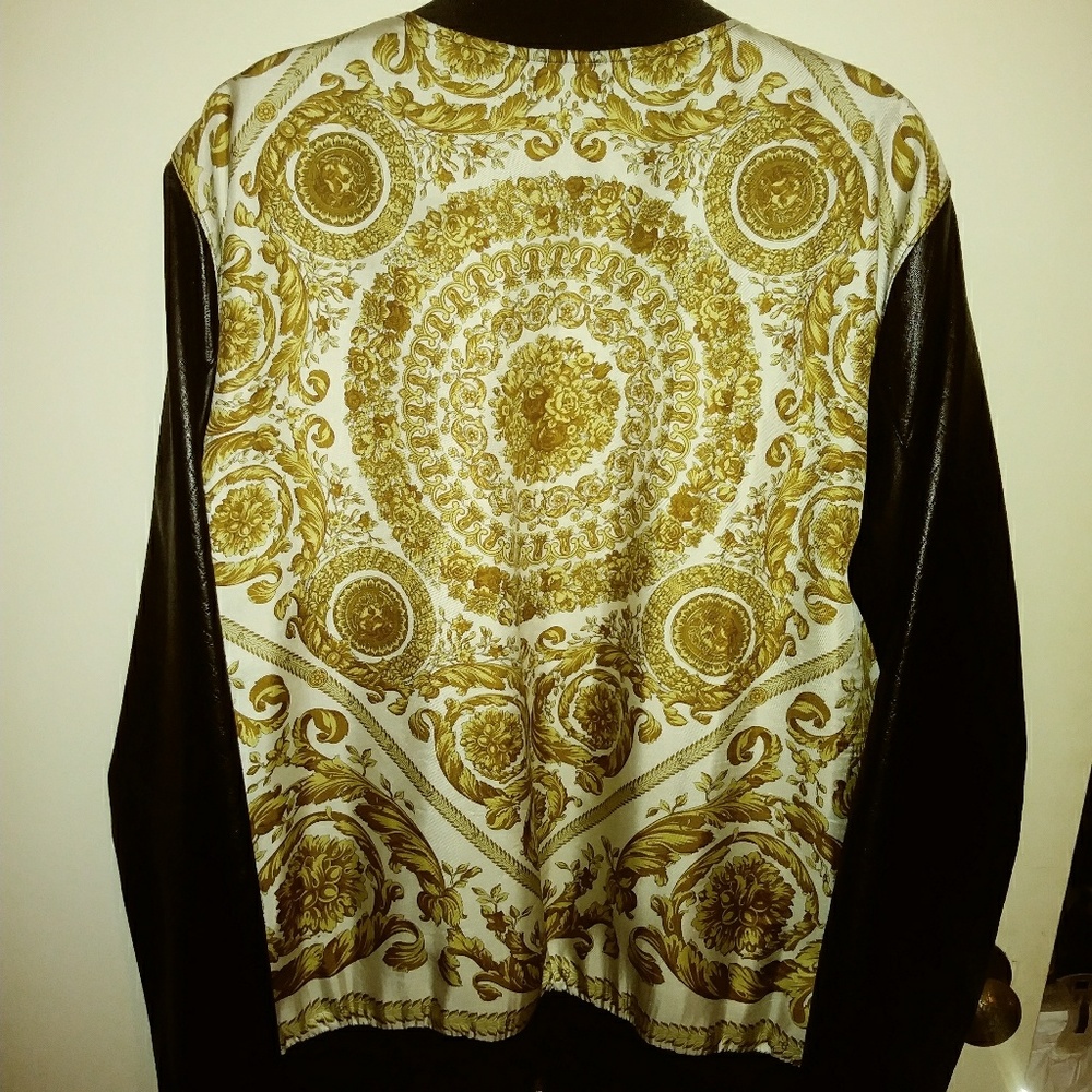 Custom lambskin and silk Versace exclusive game